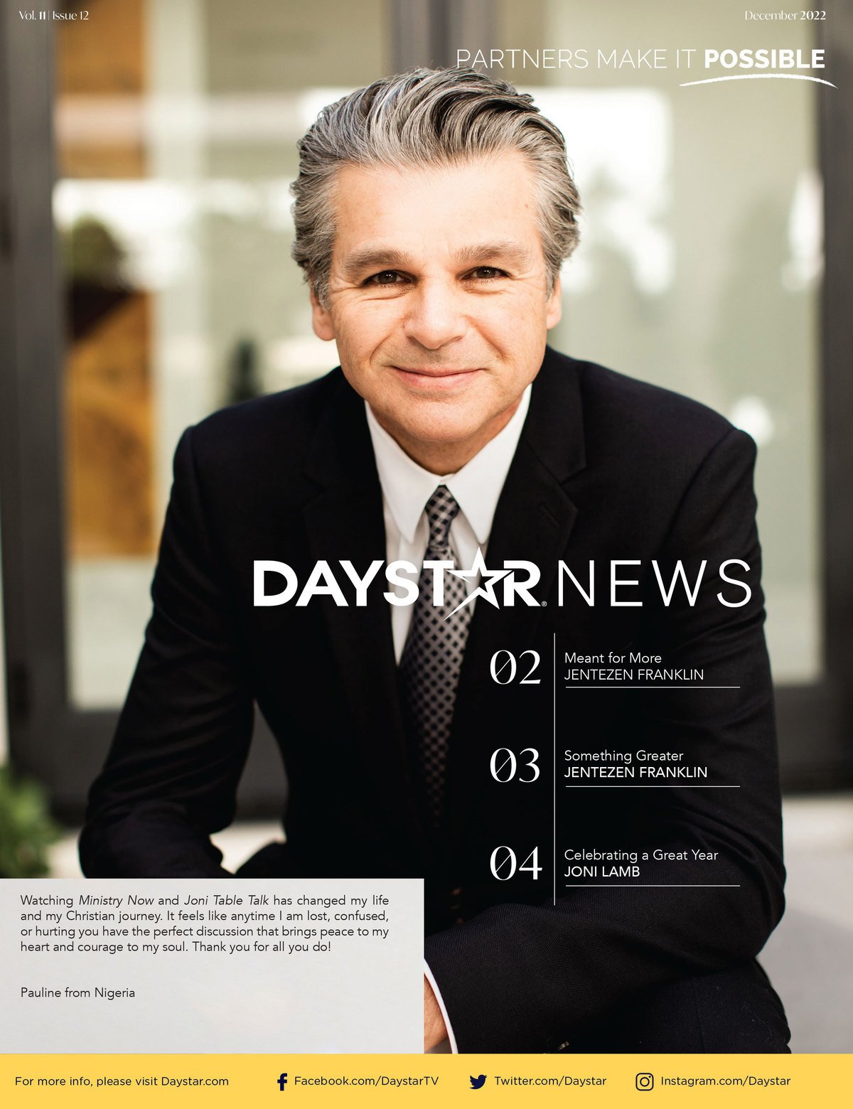 Daystar-Television-Network-Newsletter-2022-December-Cover